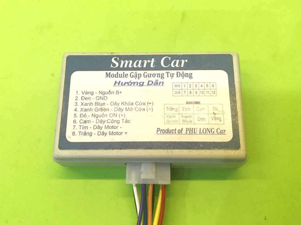 Module tự động gập gương ô tô